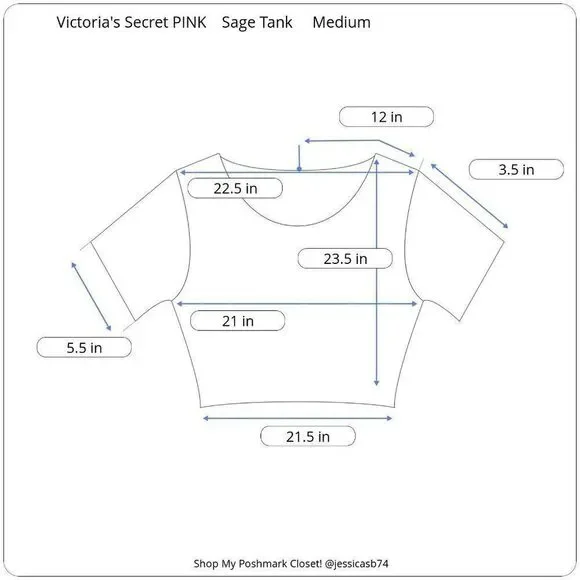 VS PINK Oversized Vibes Tank - Picture 4 of 4